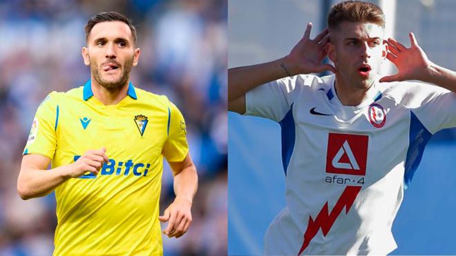 Raúl Sánchez y Lucas Pérez, objetivos del Deportivo (Fotos: La Liga y Rayo Majadahonda)