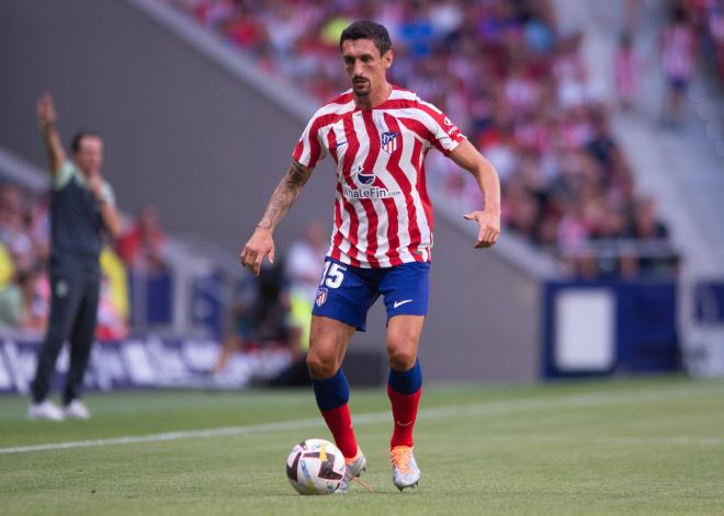 Stefan Savic, en el Atlético de Madrid-Villarreal (Foto: Cordon Press).