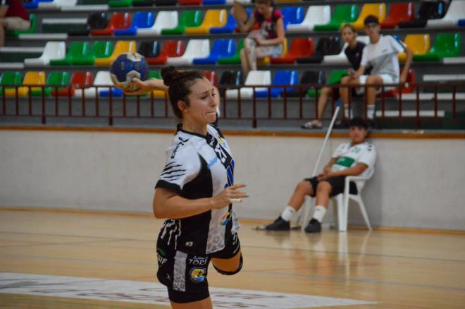 Isa Medeiros, en el partido ante el BM Granollers.