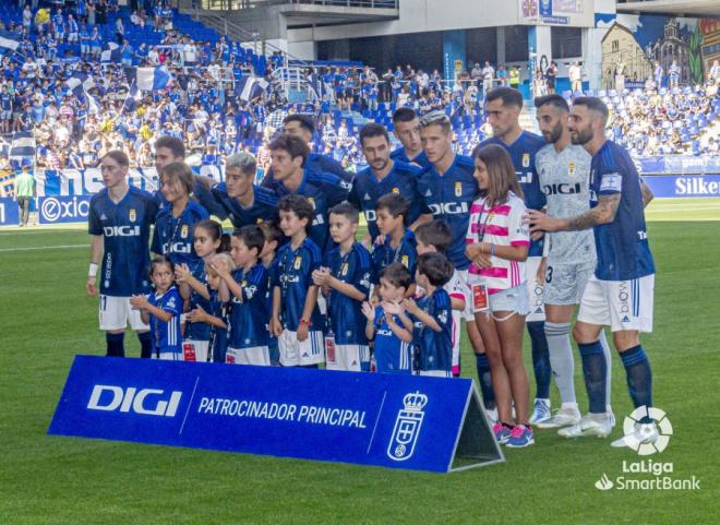 Once del Real Oviedo ante el Leganés (Foto: LaLiga).