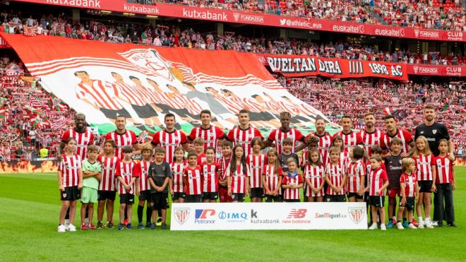 Once inicial del Athletic frente al Valencia en San Mamés (Foto: Athletic Club)