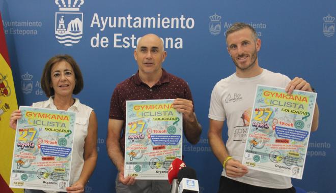 Presentación de la III Gymkana Ciclista Solidaria de Estepona.