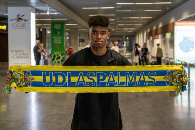 Marvin llega cedido a Las Palmas. Fuente: Twitter UDLP