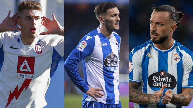 Lucas Pérez, Raúl Sánchez y Héctor Hernández, los frentes abiertos del Deportivo en el mercado