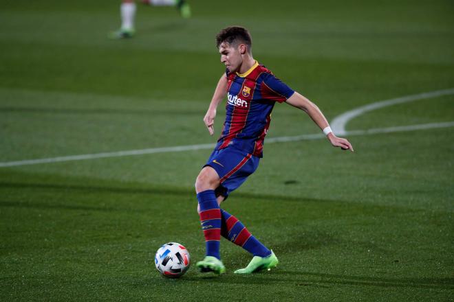 Mika Marmol, en un partido del Barcelona (Foto: Cordon Press).