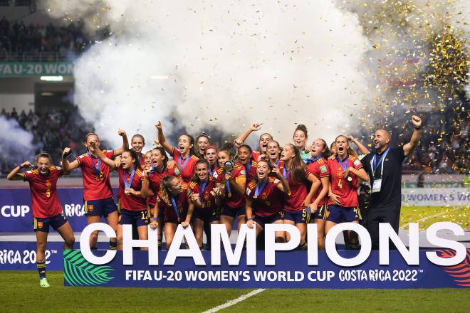 España, por primera vez campeona del mundo femenina sub 20 (Foto: Cordon Press).