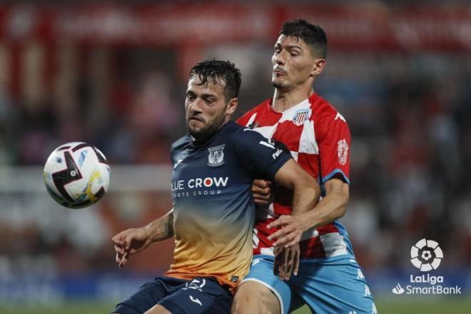 Imagen del choque entre Lugo y Leganés (Foto: LaLiga).