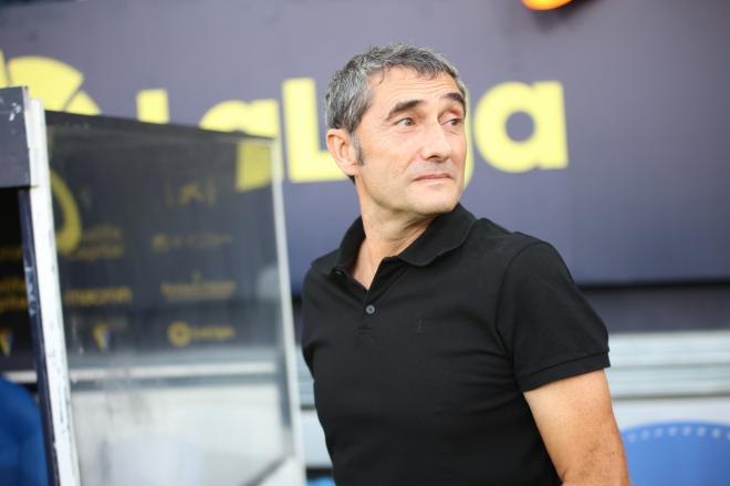 Ernesto Valverde, gran triunfador con el Athletic Club en Cádiz (Foto: Cristo García).