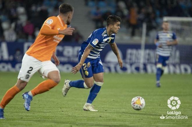 Kuki Zalazar, posible nuevo refuerzo del Deportivo, con la Ponferradina (Foto: LaLiga).