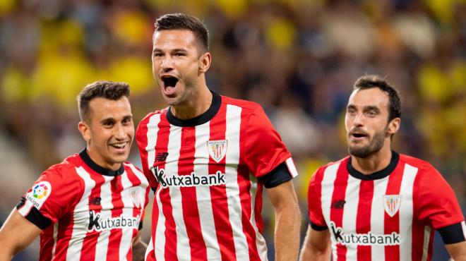 Doblete de Gorka Guruzeta ante el Cádiz en el estadio Nuevo Mirandilla (Foto: Athletic Club).