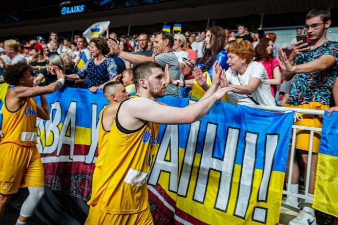 Selección de baloncesto de Ucrania (FOTO: Basketball Federation of Ukraine).
