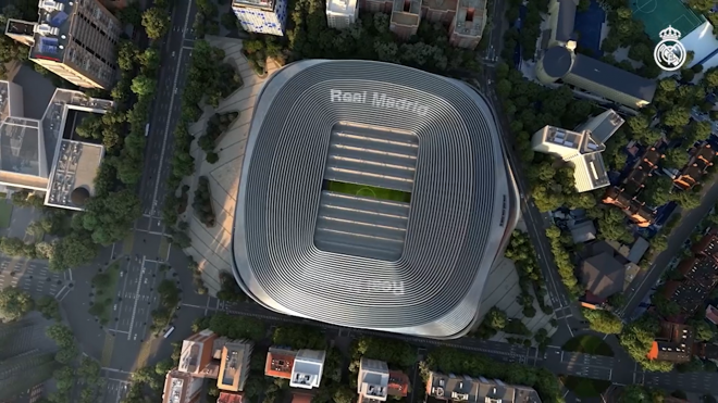 El nuevo estadio del Real Madrid.
