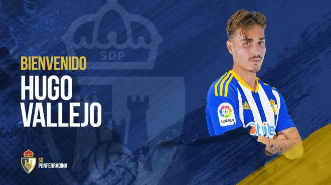 Hugo Vallejo, nuevo jugador de la SD Ponferradina.