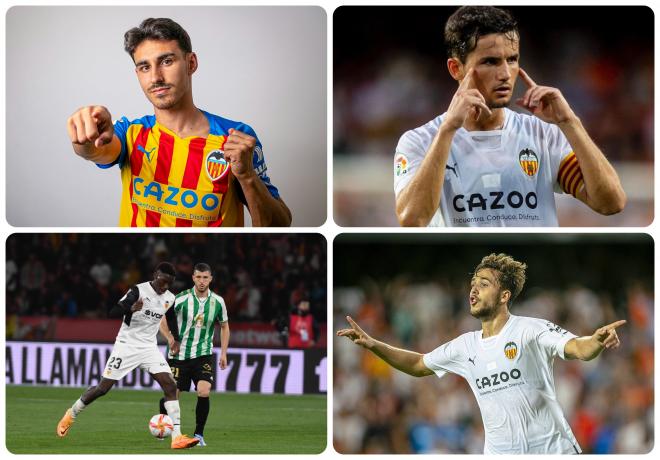 Los nombres del Valencia CF 2022-2023 para la medular.