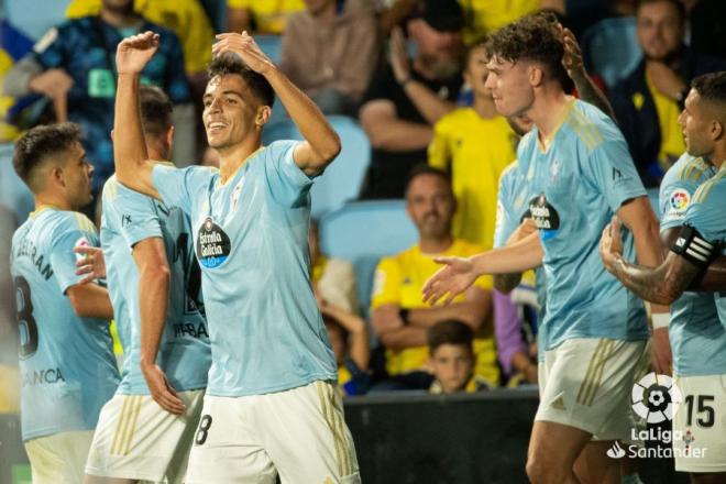 Gabri Veiga, pletórico durante el Celta-Cádiz (Foto: LaLiga)