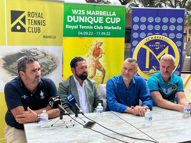 Presentación del W25 Marbella Dunique Cup.