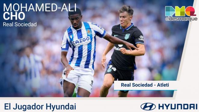 Ali Cho, el Jugador Hyundai del Real Sociedad-Atlético.