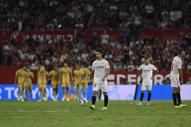 Isco en el Sevilla-Barça (Foto: Kiko Hurtado)
