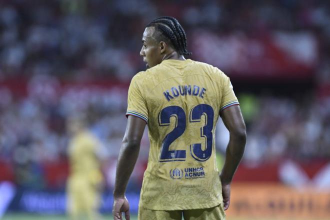 Koundé en el Sevilla-Barça (Foto: Kiko Hurtado)