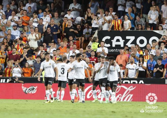 El Valencia CF, ya sin Soler, golea al Getafe (Foto: LaLiga).