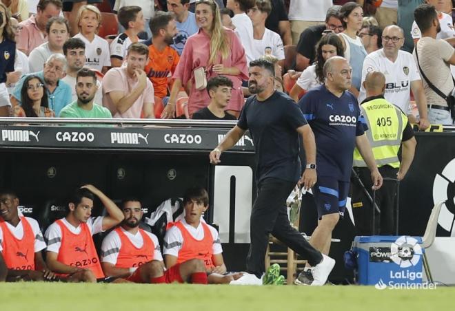 Gattuso, puro nervio al servicio del Valencia. (Foto: LaLiga)