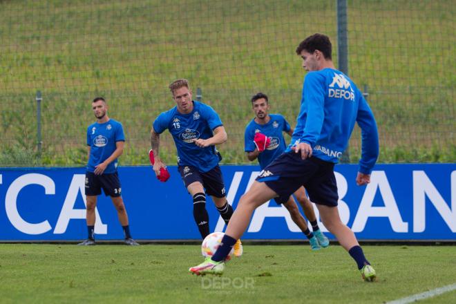 Entrenamiento del Deportivo en Abegondo (Foto: RCD)