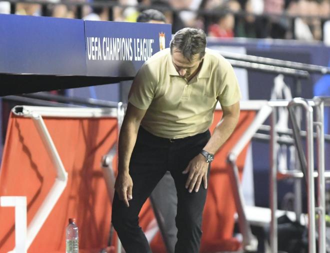 Julen Lopetegui, en el Sevilla-Manchester City (Foto: Kiko Hurtado).