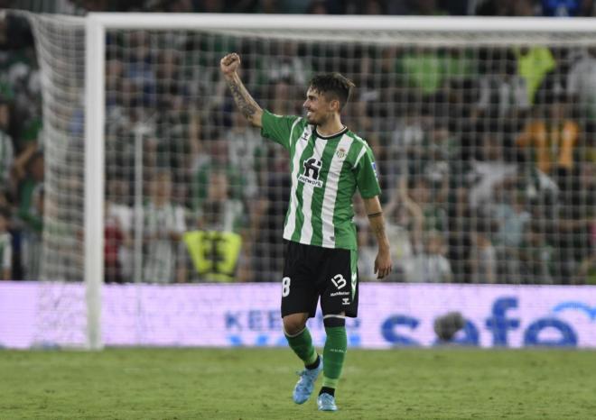 Rodri Sánchez celebra su gol al Villarreal (Foto: Kiko Hurtado)