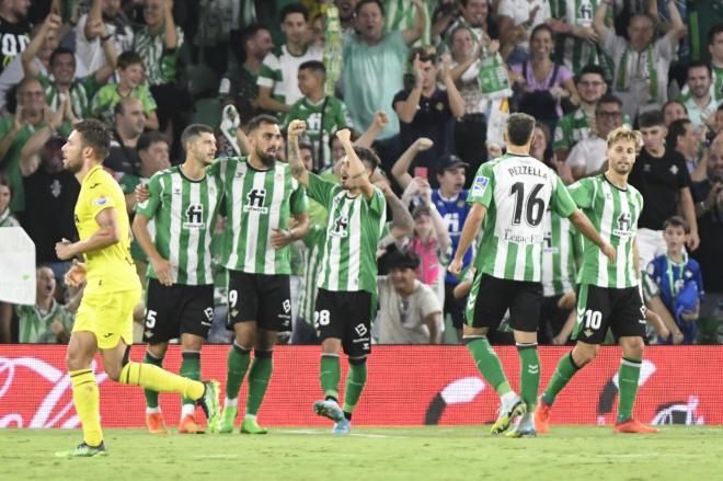 Rodri celebra su gol al Villarreal (Foto: Kiko Hurtado).
