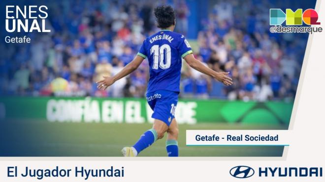 Enes Unal, Hyundai del Getafe-Real Sociedad.