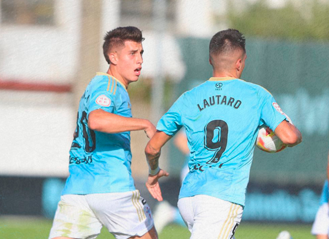 Lauti celebra su gol ante el Córdoba (Foto: RC Celta).