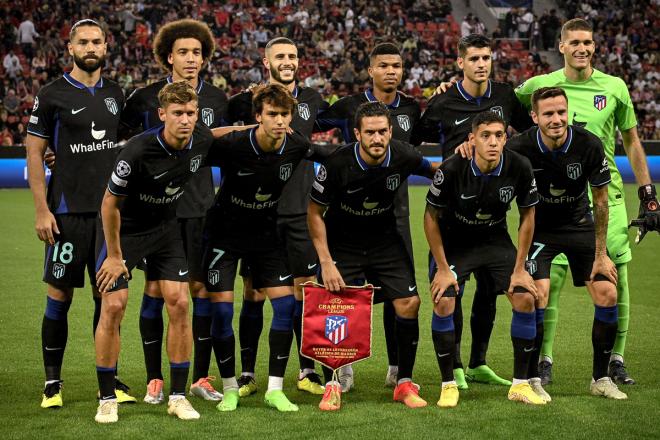 Once titular del Atlético de Madrid ante el Bayern (Foto: EFE).