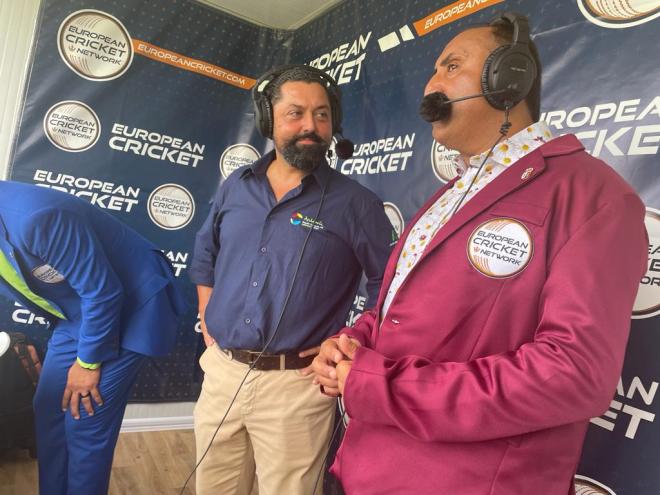 José María Arrabal, en la presentación del Campeonato de Europa de Cricket en Cártama.