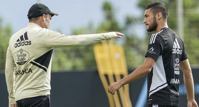 Eduardo Coudet y Óscar Rodríguez (Foto: RC Celta).