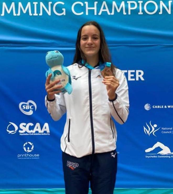 La valenciana Noa Martín bronce en los Mundiales Junior de Aguas Abiertas