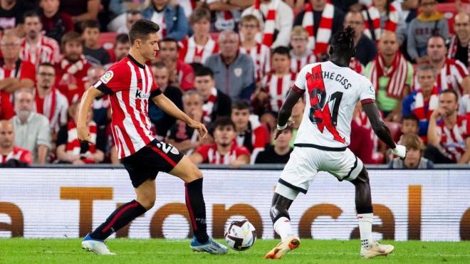 Ander Herrera en su redebut ante el Rayo en San Mamés (Foto: Athletic Club).