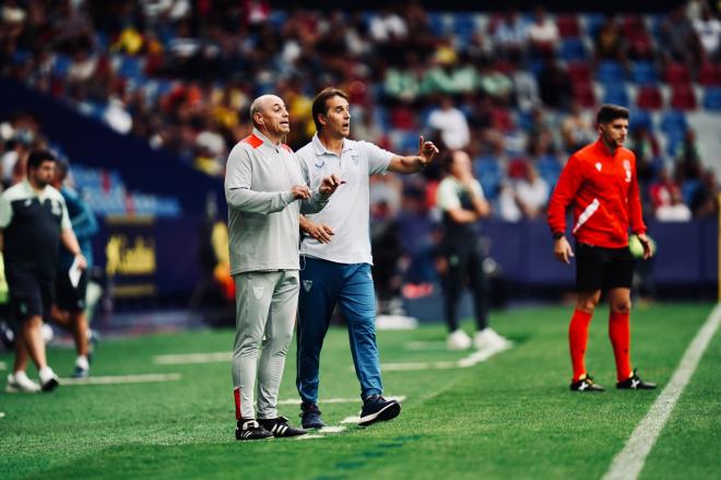 Lopetegui, en el Villarreal-Sevilla (Foto: SFC).