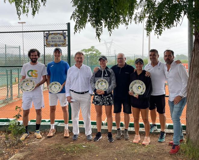 Carlos García y Sarah Tatu vencen en el XXXVI Open Manises de tenis “Memorial Rafa Motes”