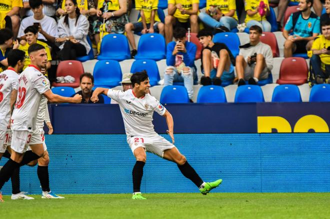 Óliver Torres, en el Villarreal-Sevilla (Foto: Cordon Press).