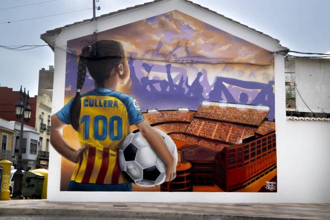 El mural de cullera que flipa a todo el valencianismo