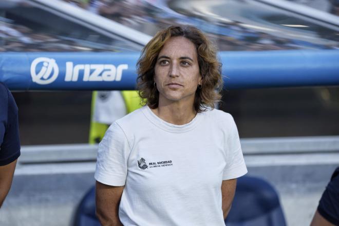 Natalia Arroyo, entrenadora de la Real Sociedad (Foto: Giovanni Batista).
