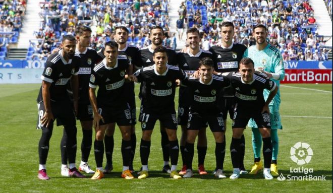 El CF Burgos en su último encuentro frente al CD Leganés.
