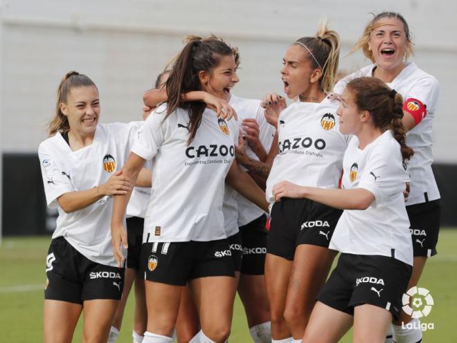 La unión hace la fuerza: primera victoria del VCF Femenino ante el Sevilla FC (2-0) (Foto: LaLiga)