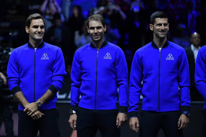 Roger Federer, Rafa Nadal y Novak Djokovic (Foto: Cordon Press).