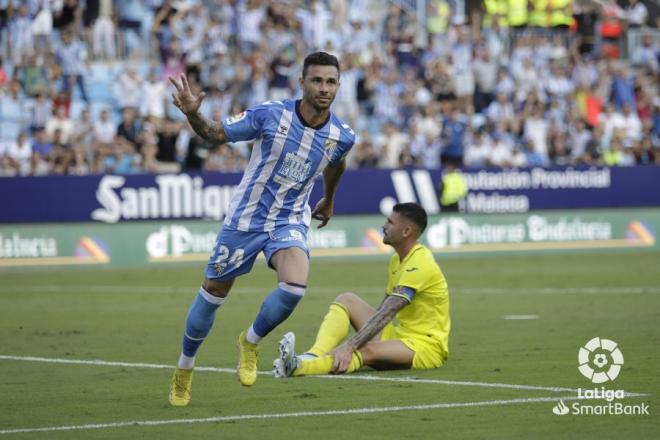 Rubén Castro festeja su gol al Villarreal B (Foto: LaLiga).