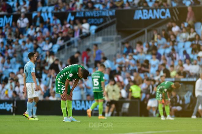 Diego Villares tras el pitido final en el Celta B 1-1 Deportivo en el que el equipo de Borja Jiménez no estuvo fino (Foto: RCD)