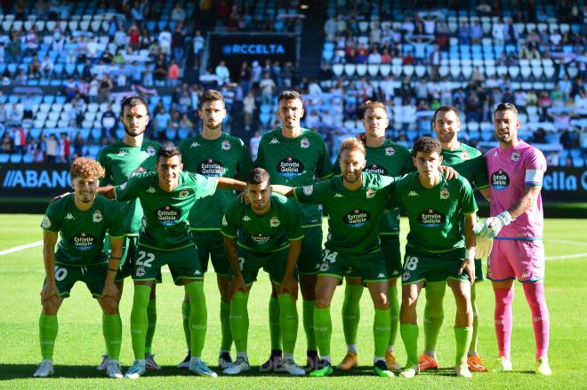 Once del Deportivo ante el Celta B (Foto: RCD)