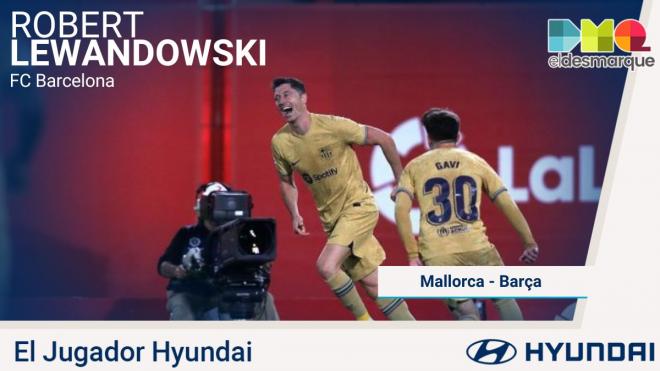 Lewandowski, Hyundai del Mallorca-Barcelona.