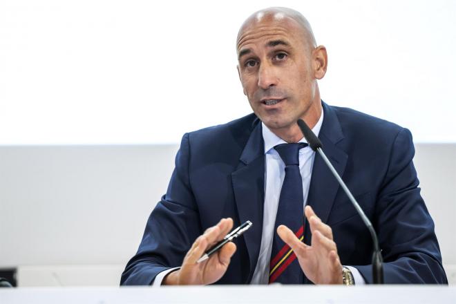 Rubiales, en la presentación del Mundial 2030 (FOTO: EFE).