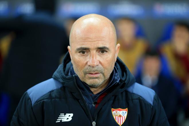 Sampaoli, como entrenador del Sevilla.